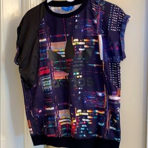 Oversized Adidas graphic sweatshirt